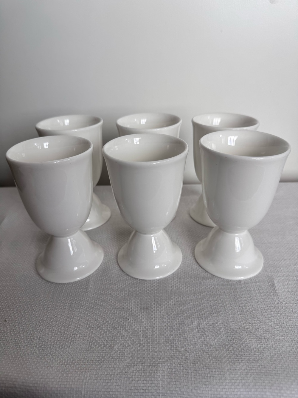 Royal Doulton Double Egg Cup Holder x 6 Marked Stamped
